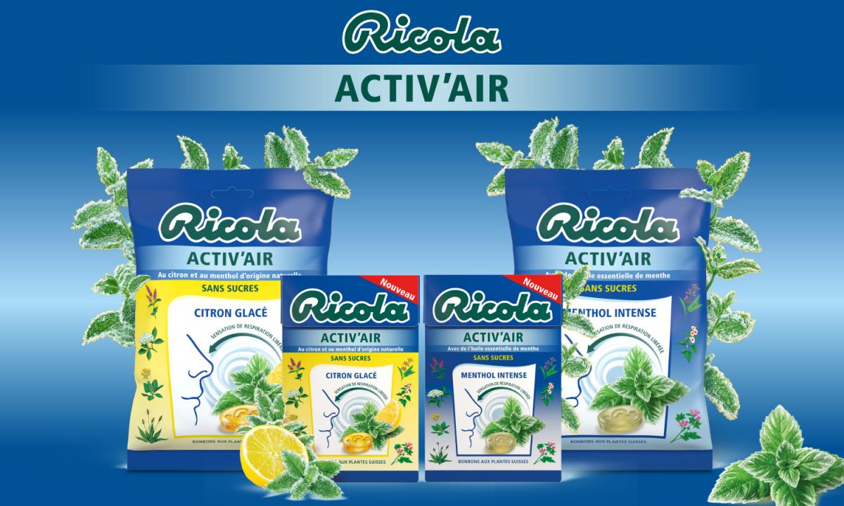 RICOLA gamme ACTIV'AIR